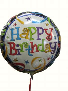 Happy Birthday Helium Balloon
