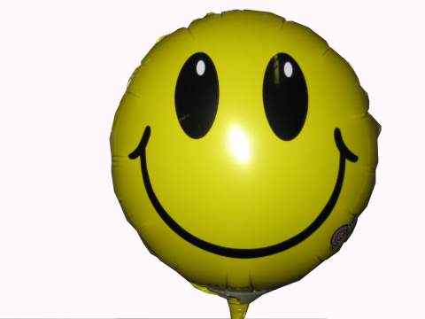 Smiley Face Helium Balloon