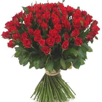 Valentines 99 Long Stem Premium Red Roses