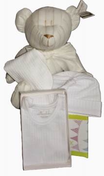 Classic White Unisex Baby Hamper