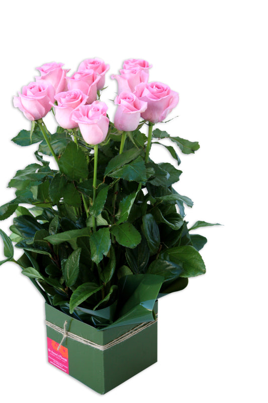 Box Arrangement of Roses
