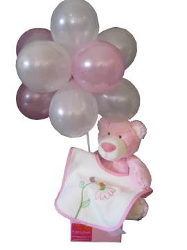 Baby Girl Balloon Topiary Gift