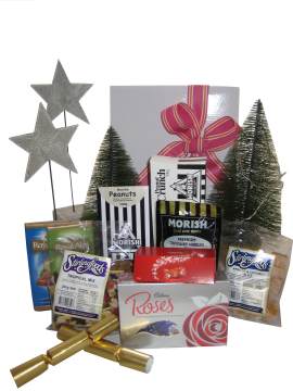 Chocolate, Dried, Fruit & Nut Christmas Gift Basket