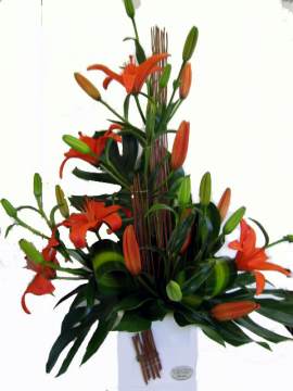 Funky Lilliums in Ceramic